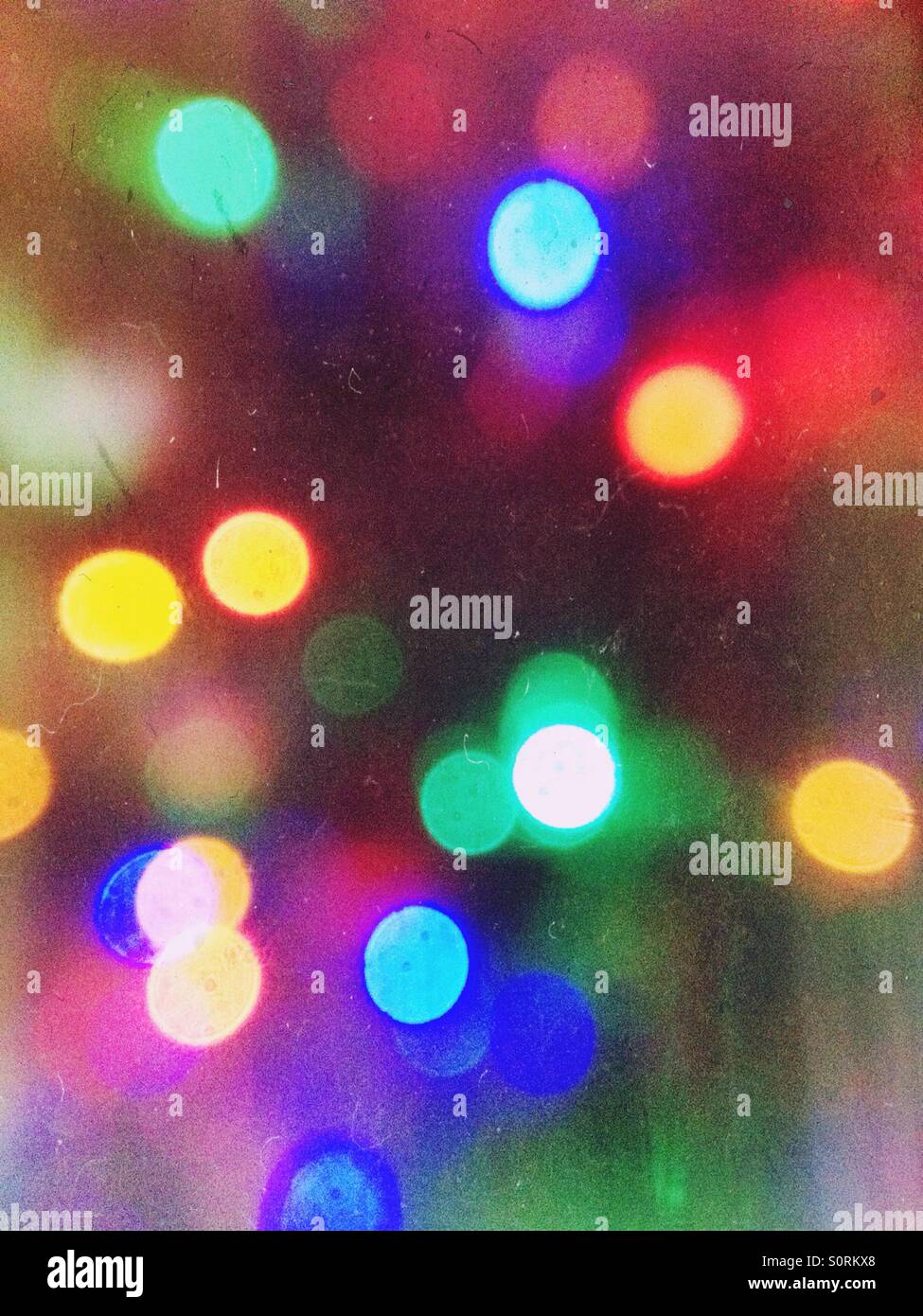 Abstract image of tree lights - Smartphone Captured Stock Image