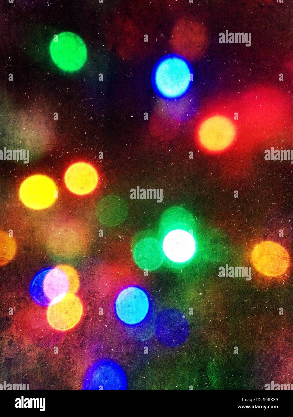 Abstract image of tree lights - Smartphone Captured Stock Image