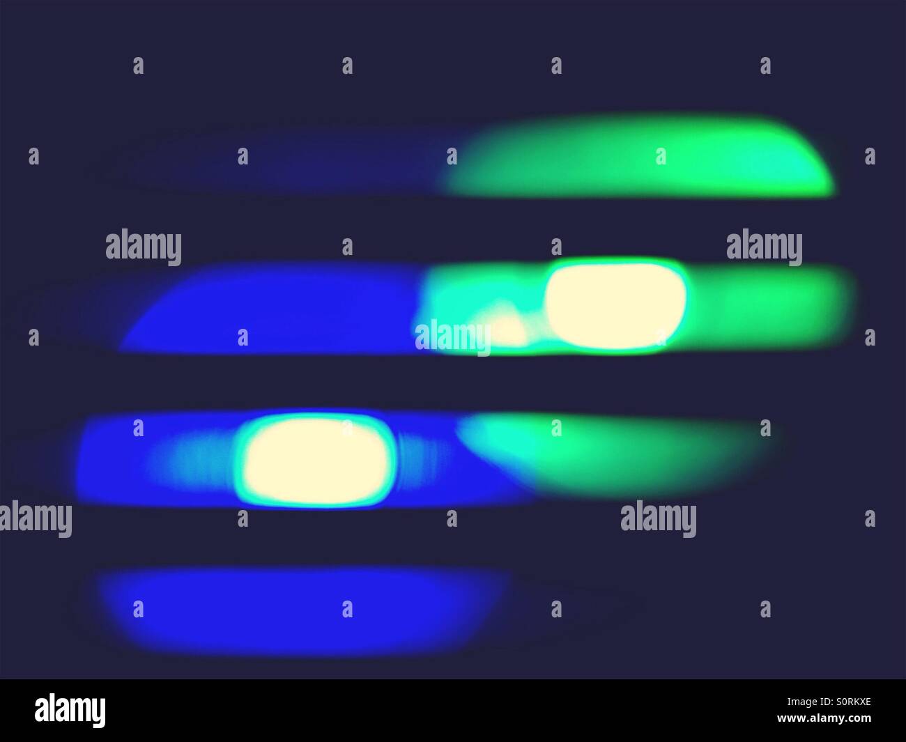 Abstract image of tree lights - Smartphone Captured Stock Image
