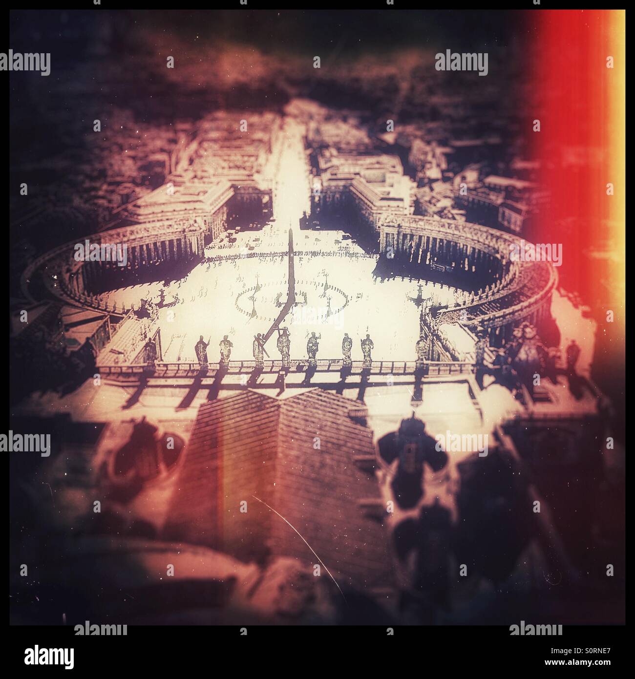 Landmark through blur - Smartphone Captured Stock Image