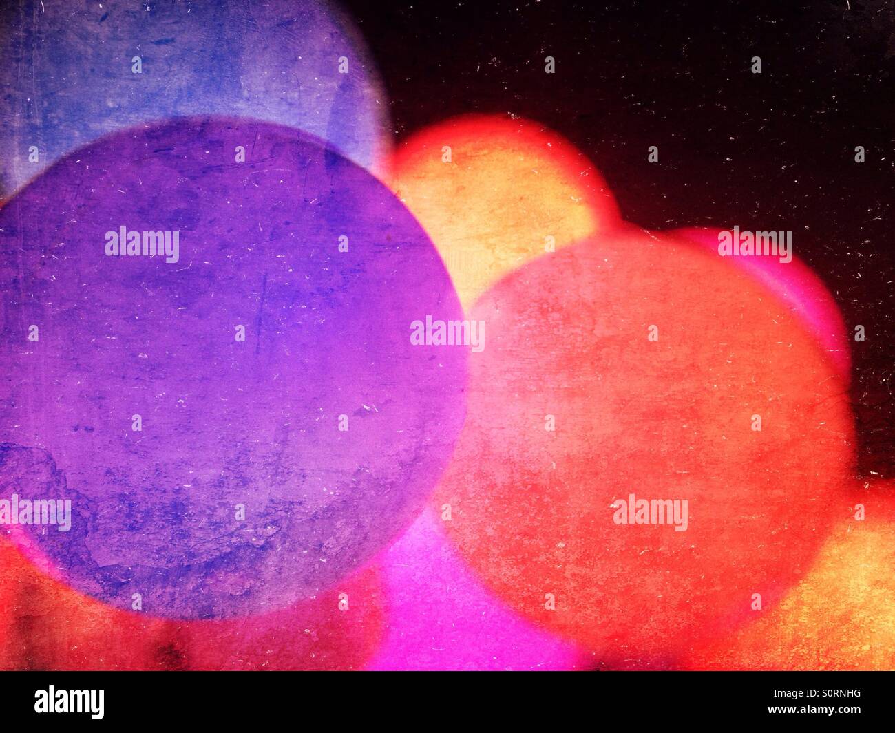 Abstract image of Christmas tree lights - Smartphone Captured Stock Image