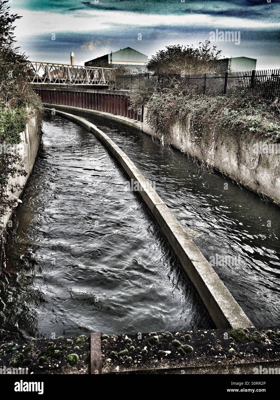 Pymm's Brook, Tottenham, London, UK Stock Photo