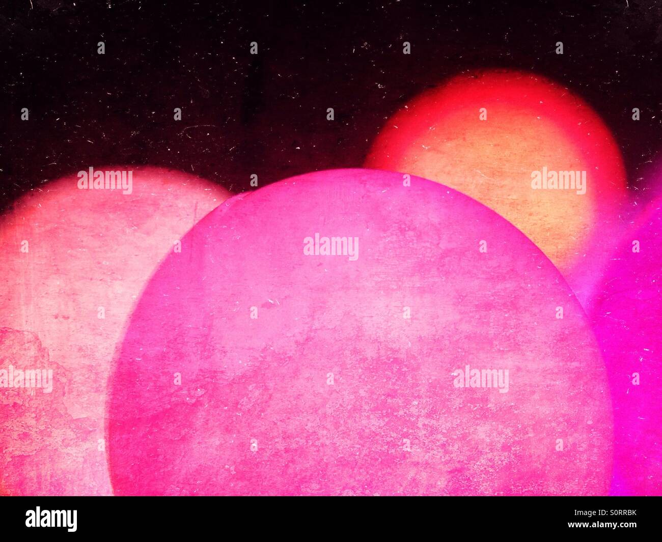 Abstract image of Christmas tree lights - Smartphone Captured Stock Image