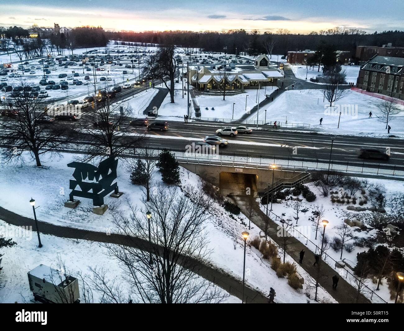 Winterscape - Smartphone Captured Stock Image