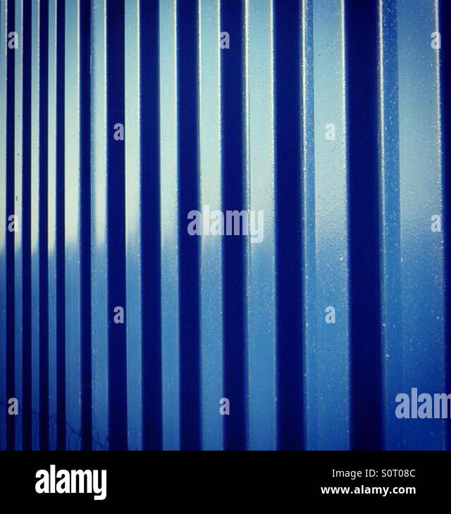 Blue Container - Smartphone Captured Stock Image