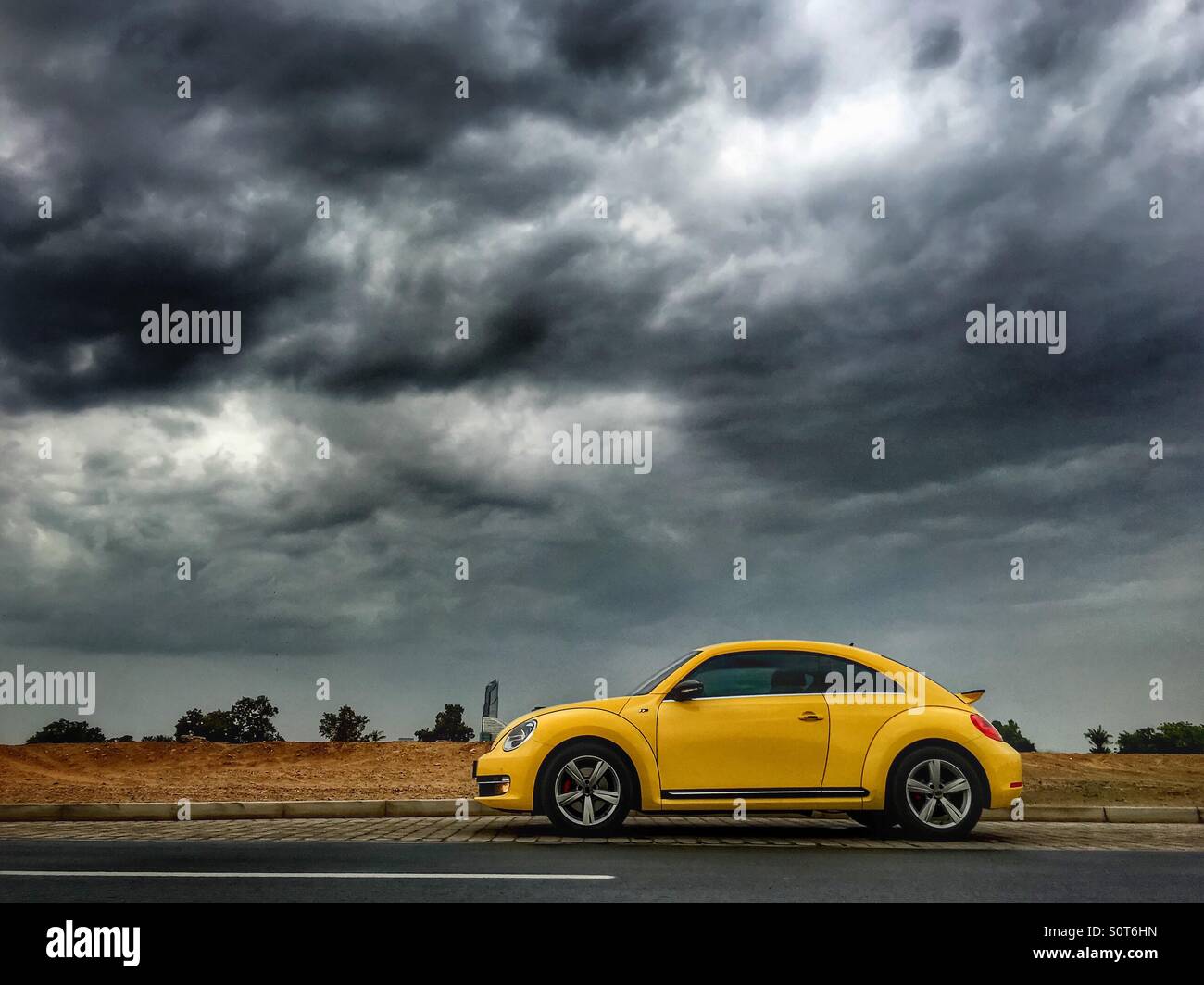 New Volkswagen Beetle Stock Photo