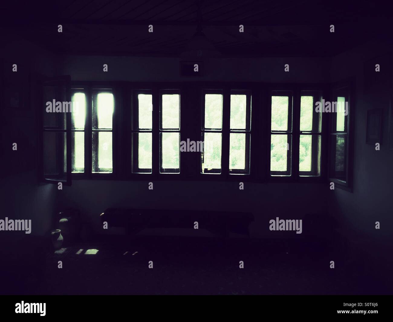 Dark room - Smartphone Captured Stock Image