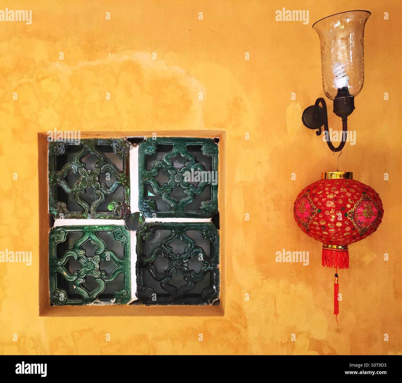 Traditional houses in Penang Malaysia - Smartphone Captured Stock Image