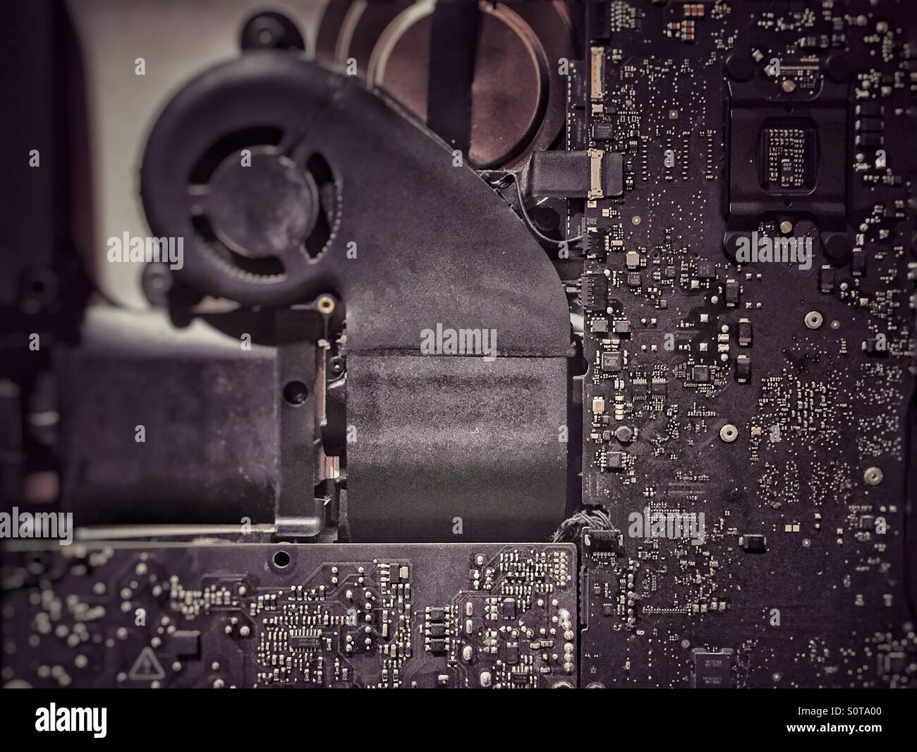 Cpu - Smartphone Captured Stock Image