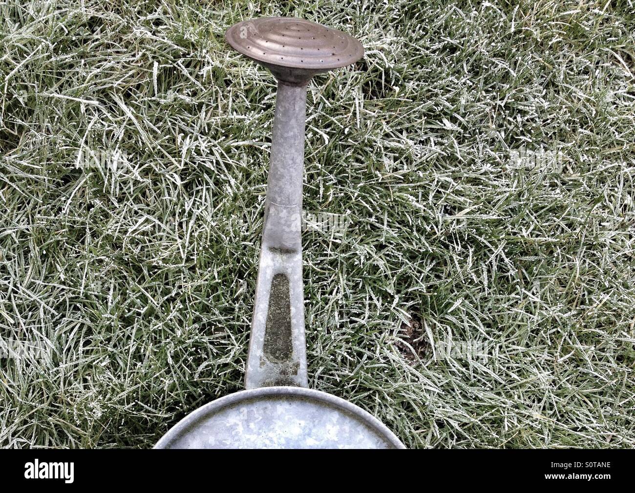 Vintage watering can spout Stock Photo Alamy