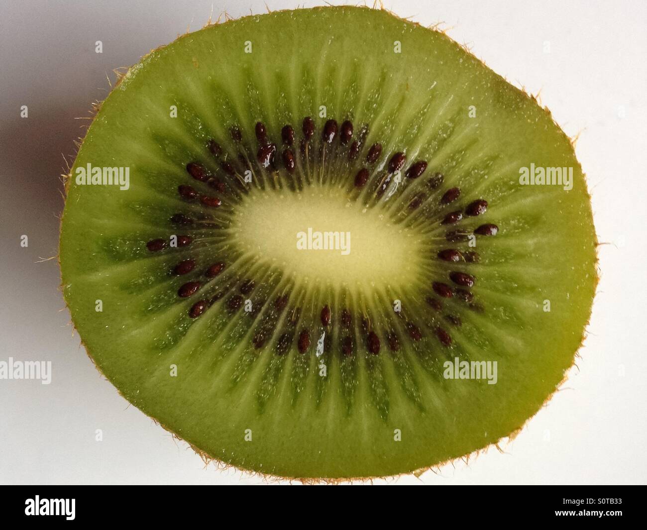 Sliced kiwi - Smartphone Captured Stock Image