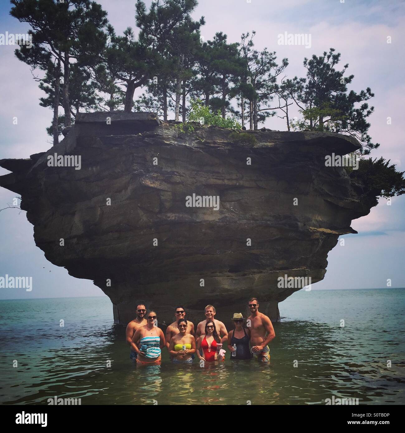 Turnip Rock in Port Austin, Michigan Stock Photo 310322482 Alamy