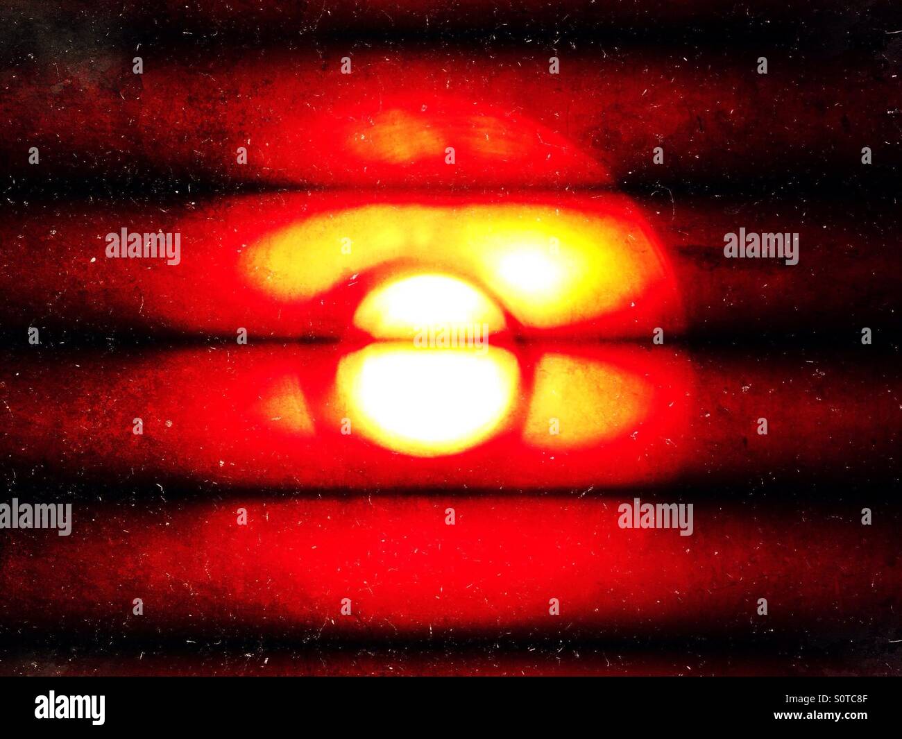 Abstract image of Christmas tree lights - Smartphone Captured Stock Image