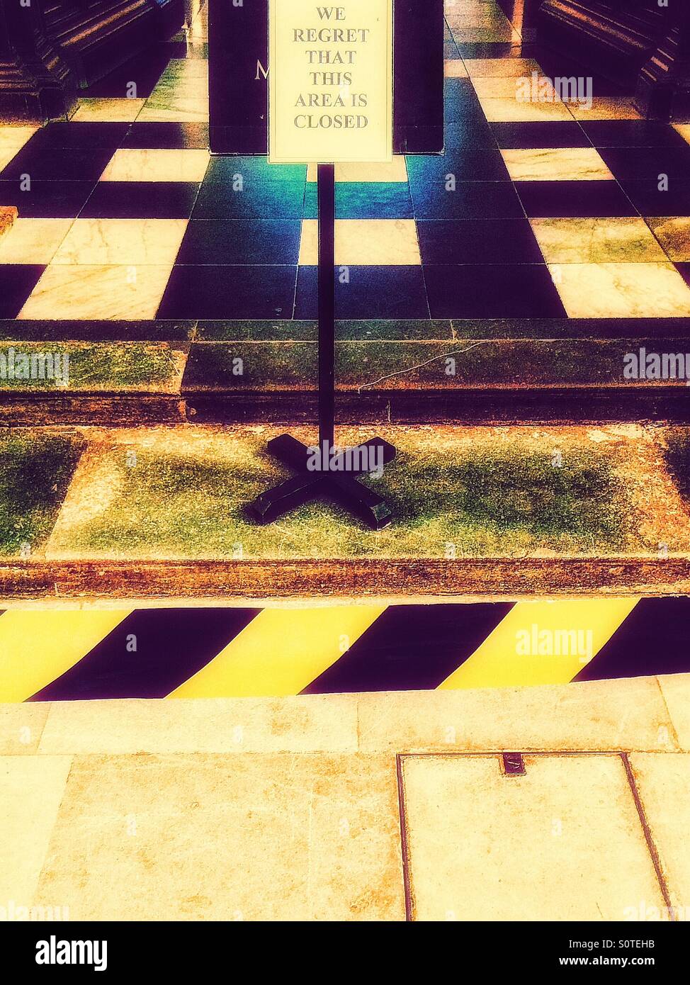 No entry - Smartphone Captured Stock Image