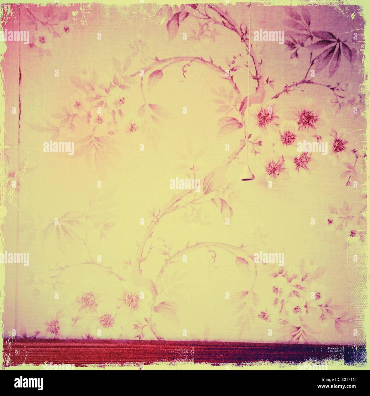 1970's wallpaper - Smartphone Captured Stock Image