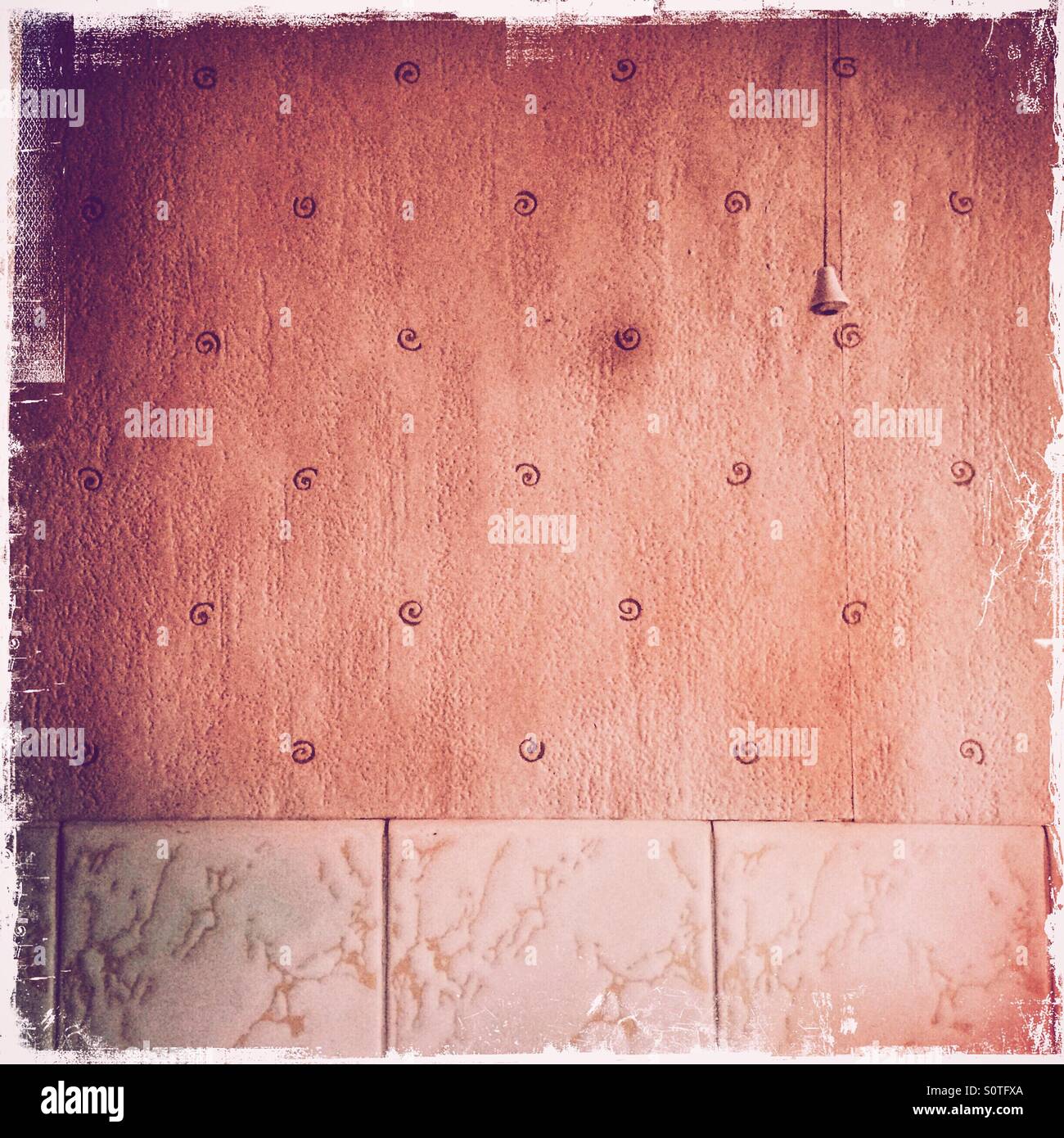 1970's bathroom - Smartphone Captured Stock Image