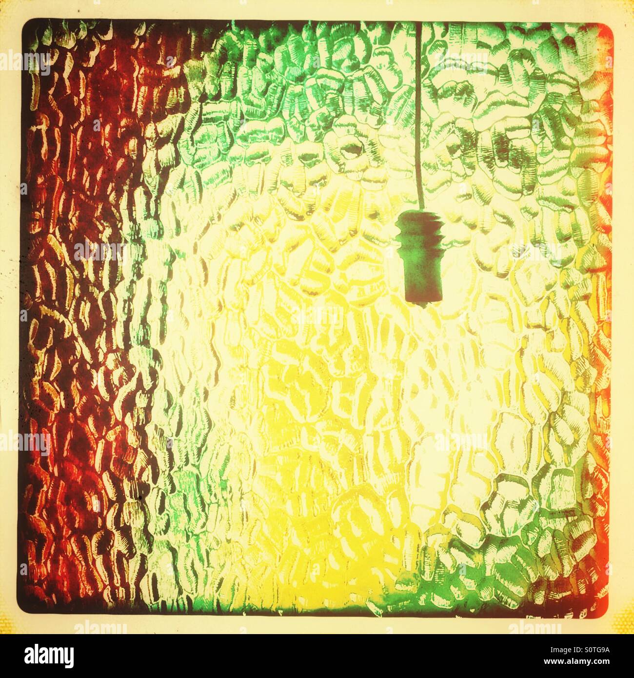 Blind pull cord - Smartphone Captured Stock Image