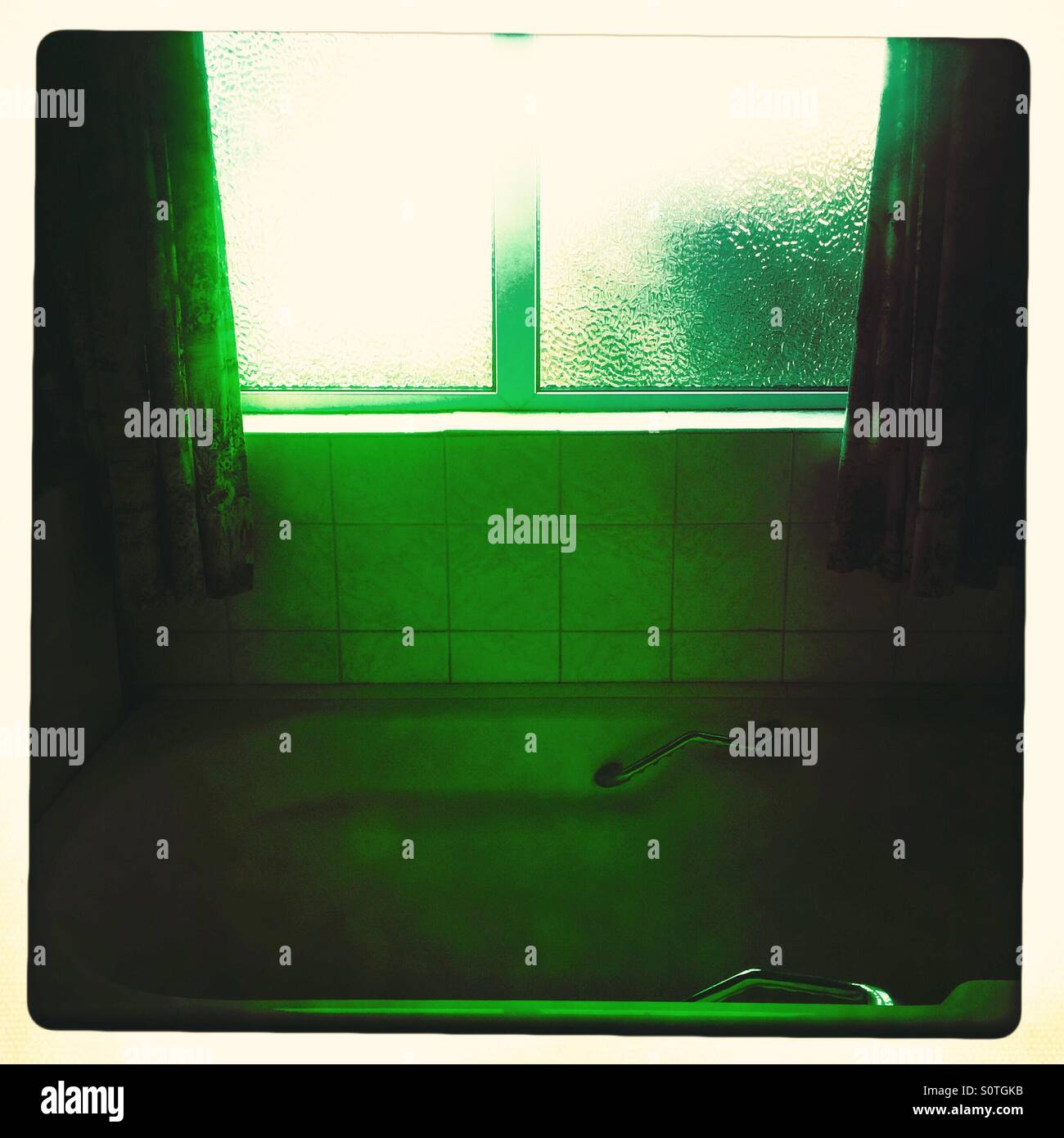 Bathroom green - Smartphone Captured Stock Image