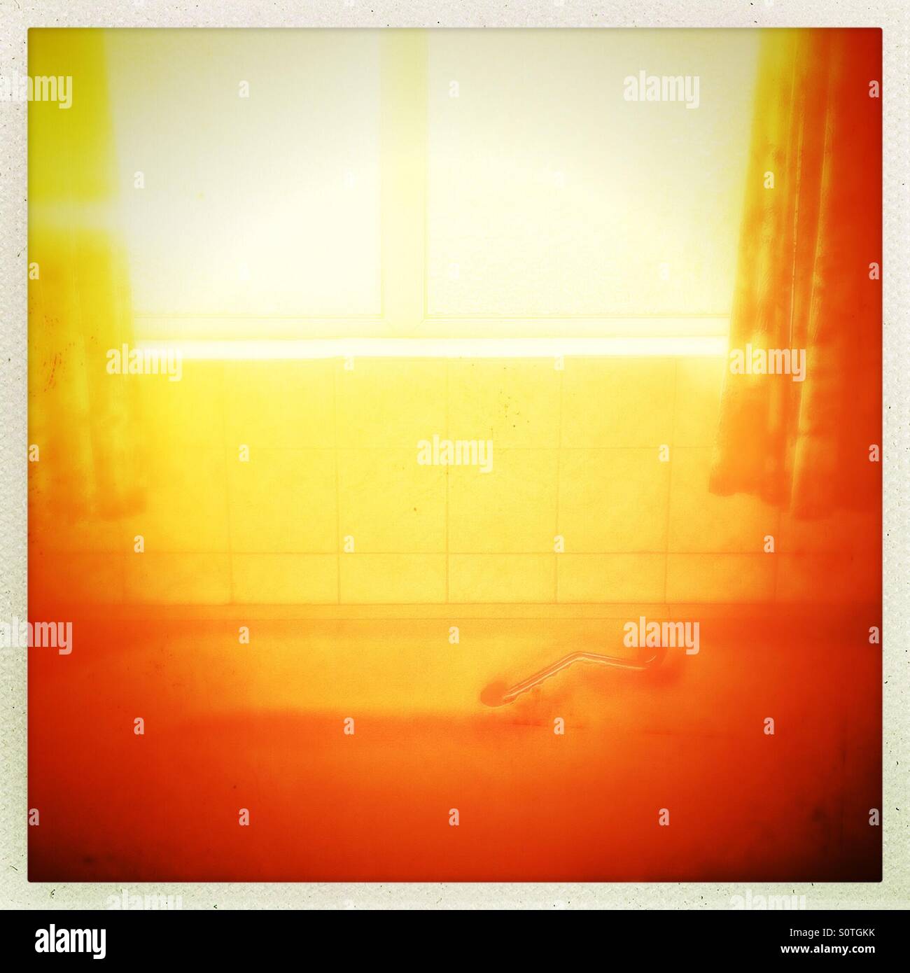 Sunny bathroom - Smartphone Captured Stock Image