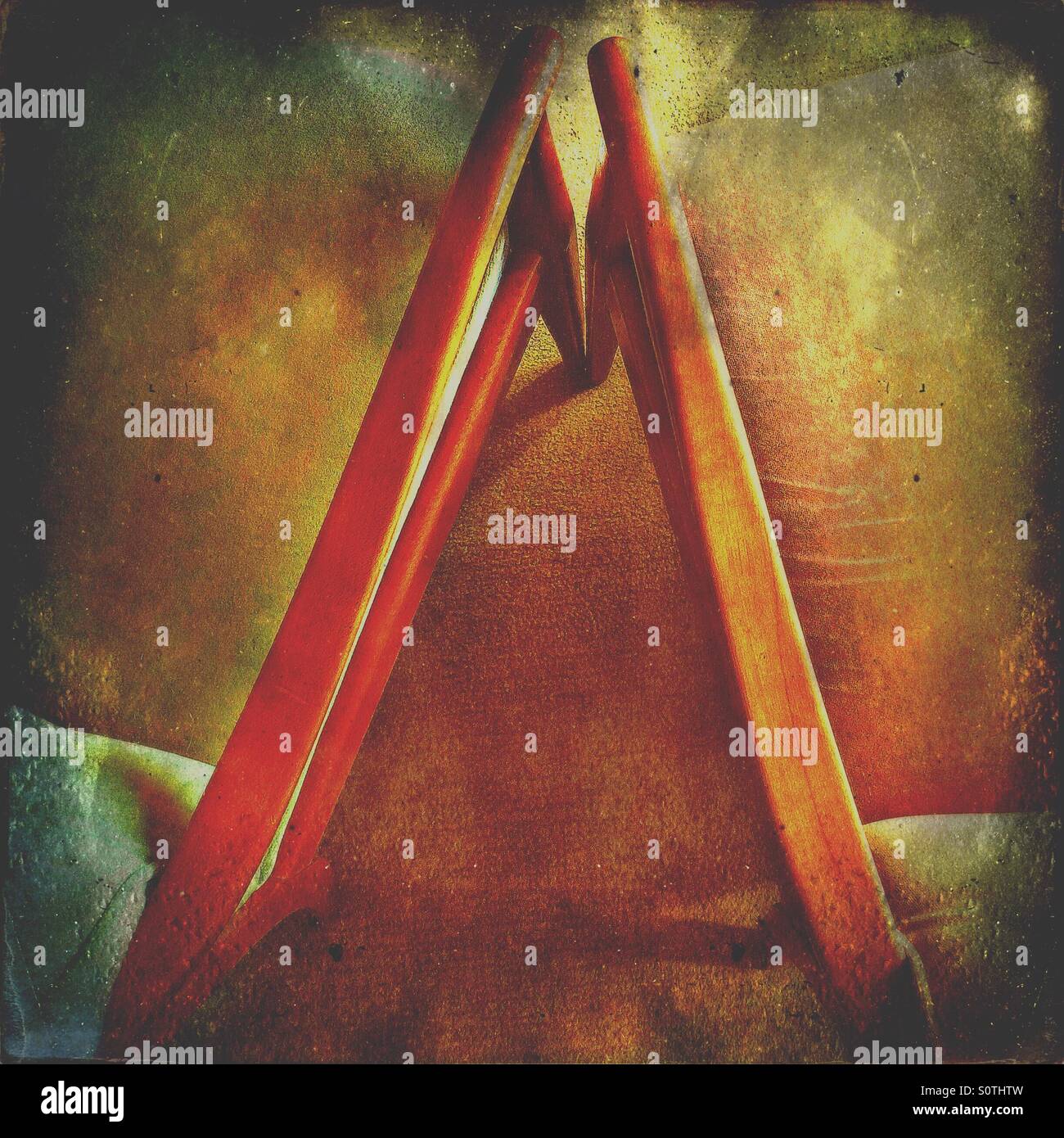 70's armchair texture - Smartphone Captured Stock Image