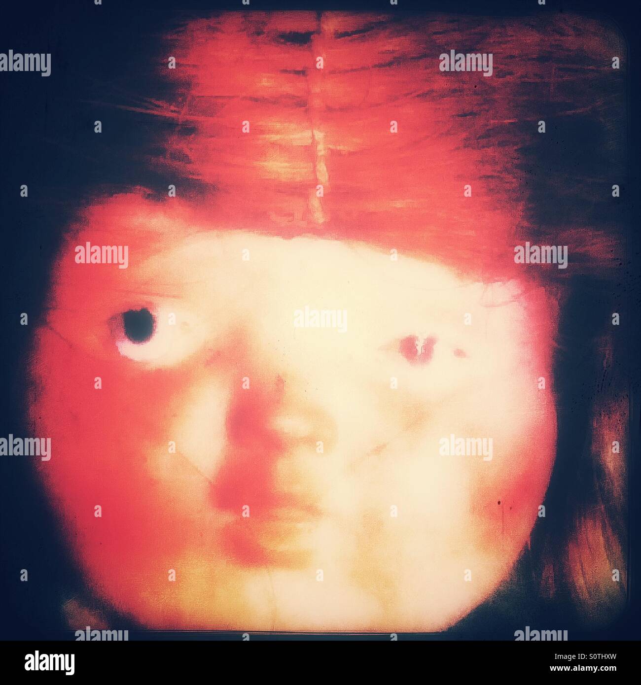 Dolls face blur - Smartphone Captured Stock Image