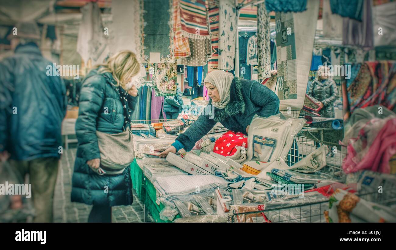 Street market - Smartphone Captured Stock Image