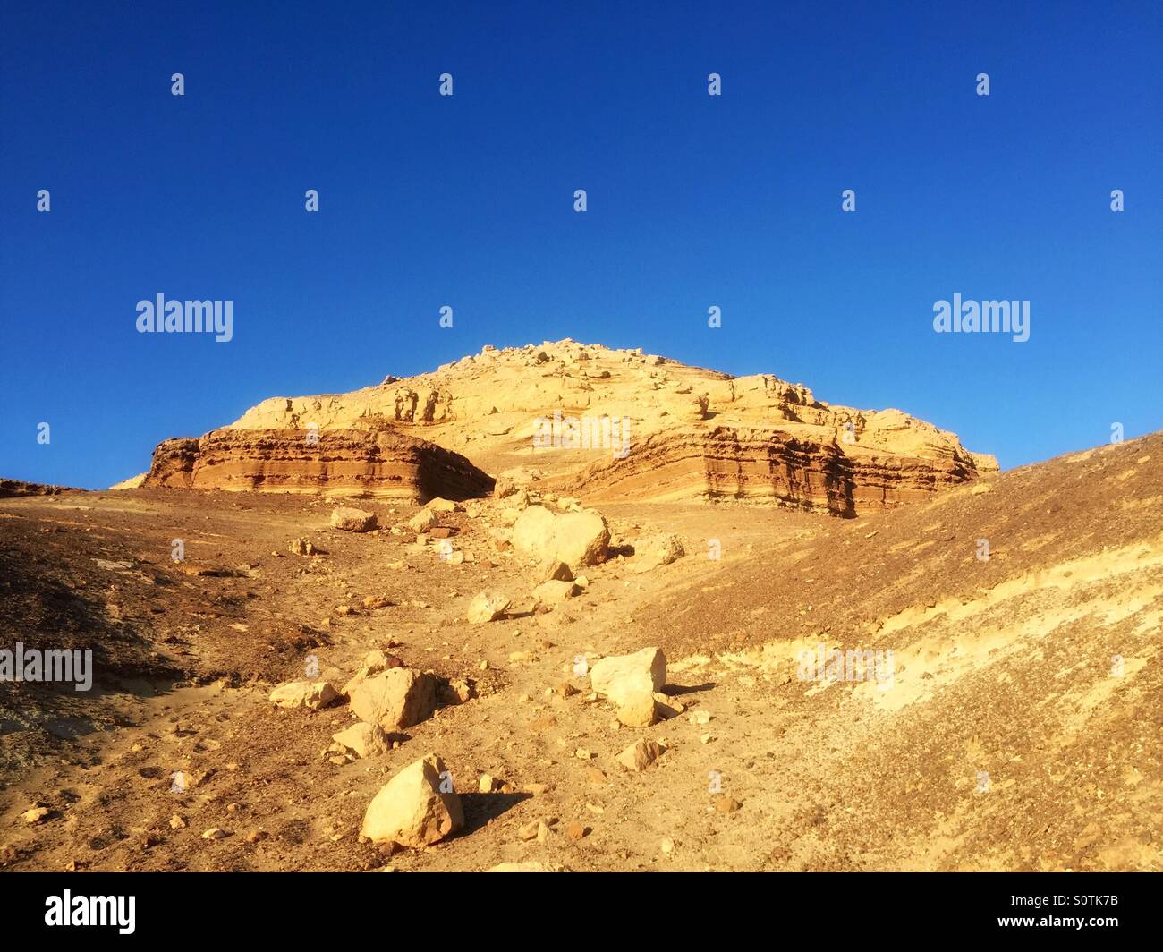 Hill trekking - Smartphone Captured Stock Image