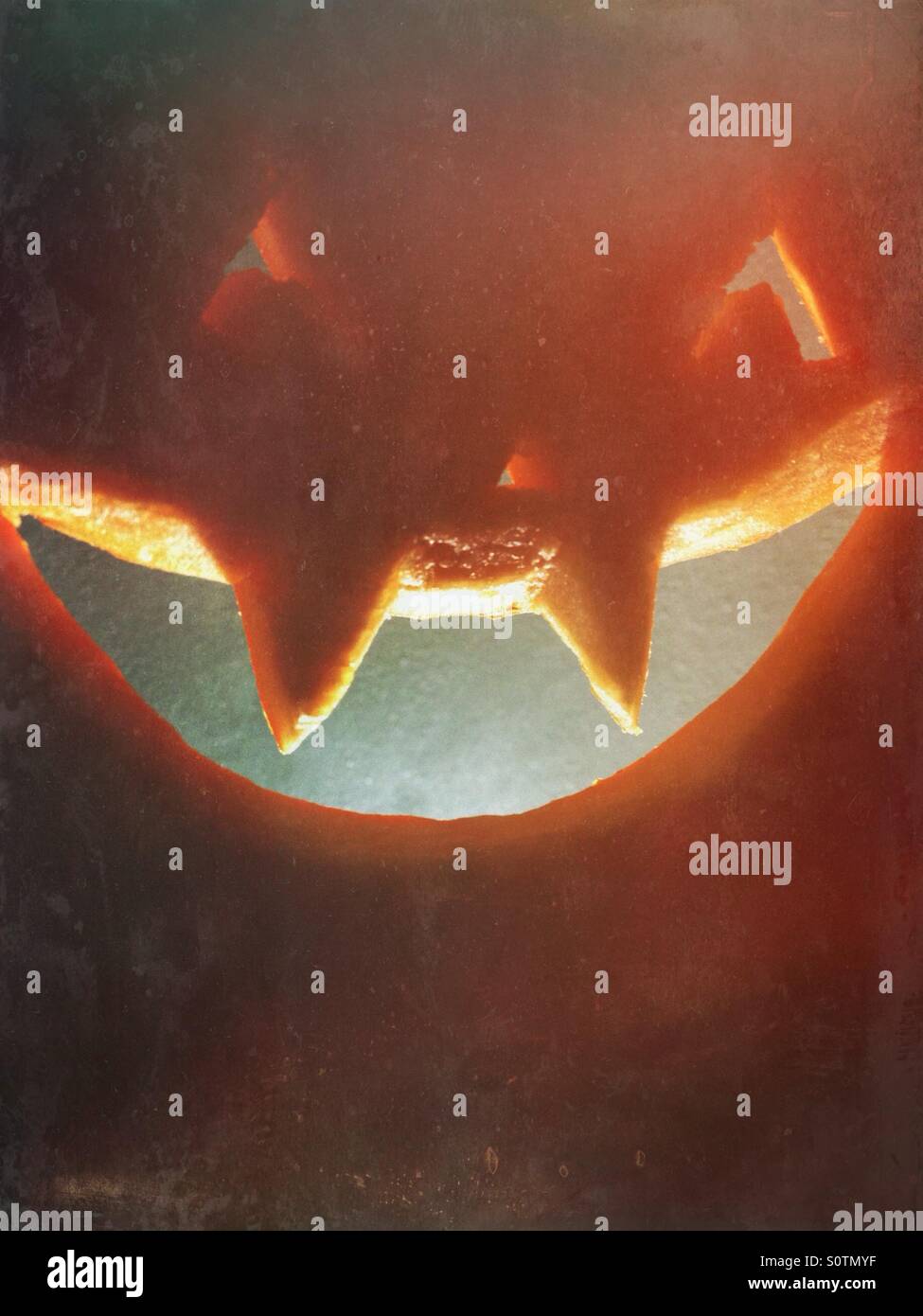 Halloween pumpkin - Smartphone Captured Stock Image