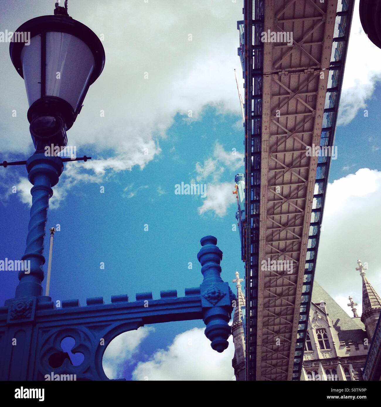 Tower Bridge , London - Smartphone Captured Stock Image