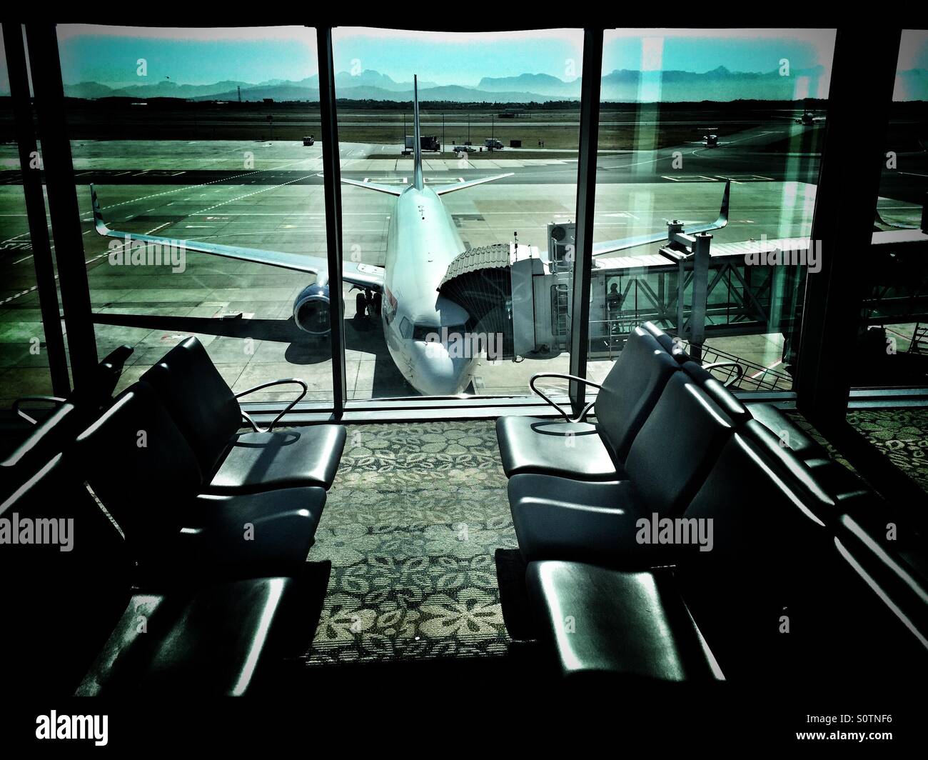 African airport waiting area hi-res stock photography and images - Alamy