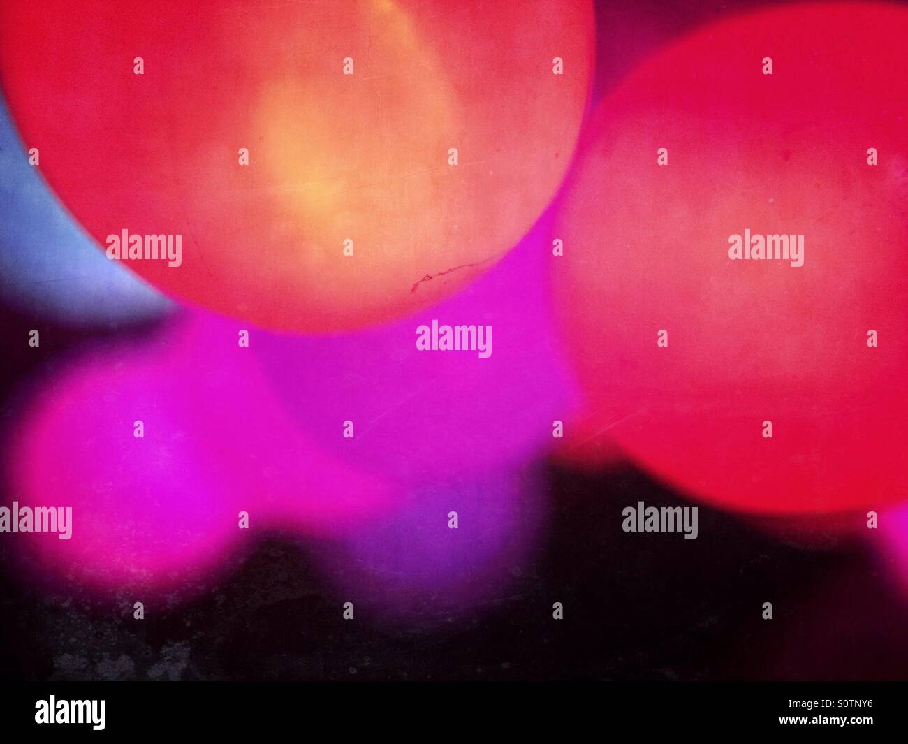 Abstract image of Christmas tree lights - Smartphone Captured Stock Image