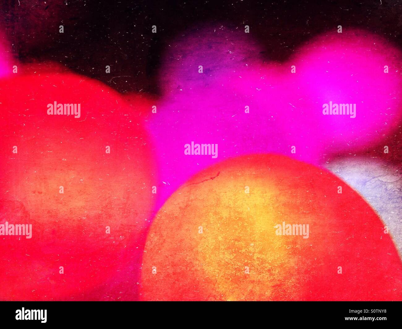 Abstract image of Christmas tree lights - Smartphone Captured Stock Image