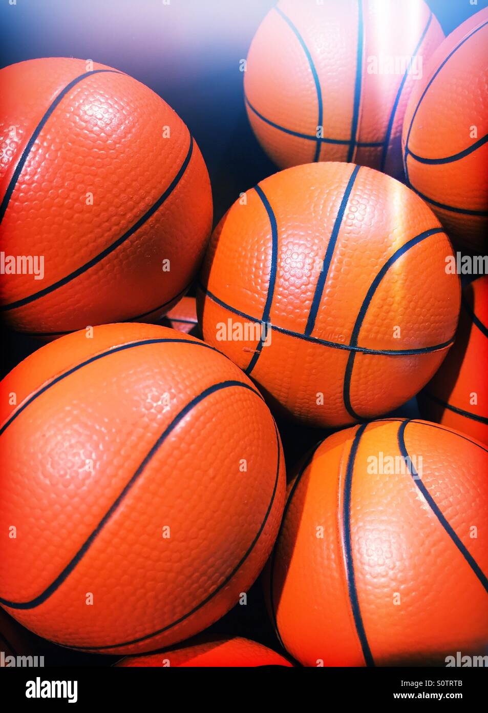 Basketballs - Smartphone Captured Stock Image