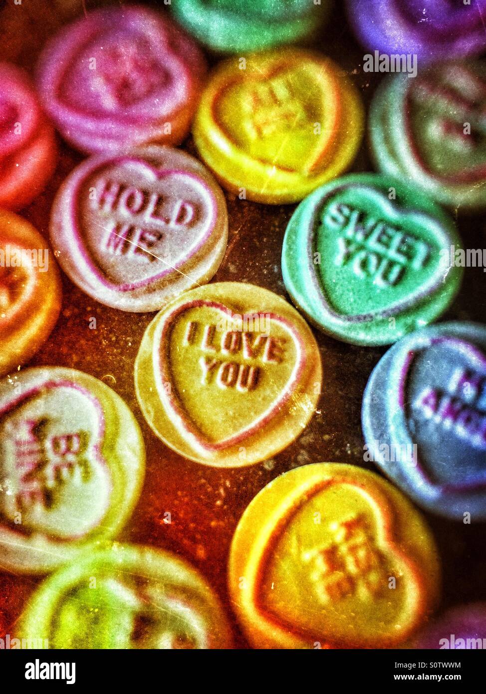 I Love You - Smartphone Captured Stock Image