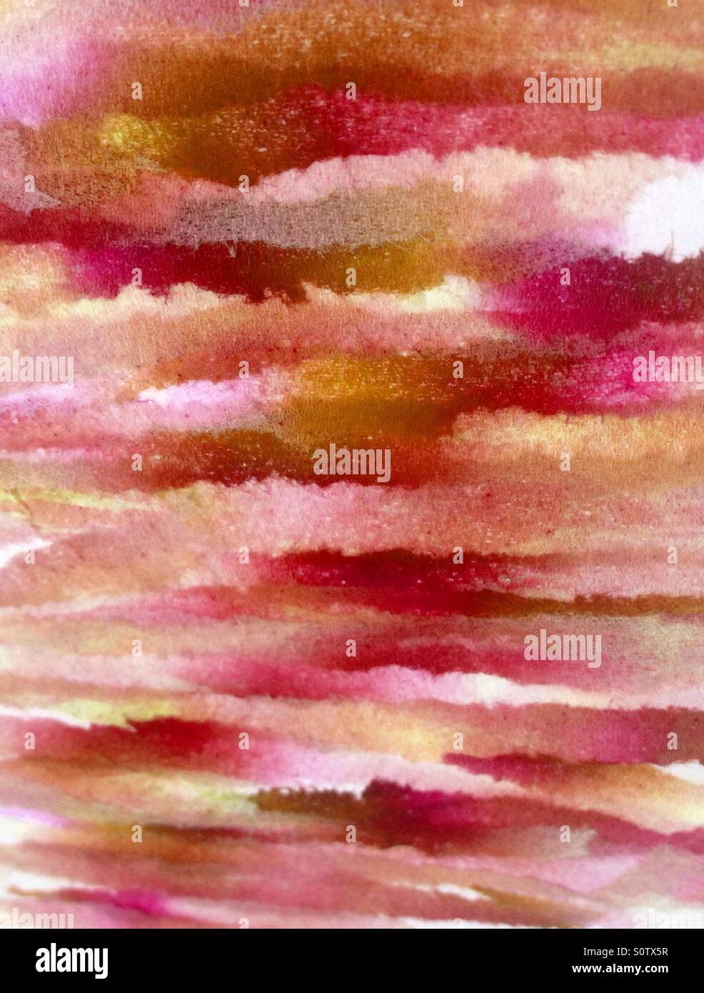 Painted paper strips - Smartphone Captured Stock Image