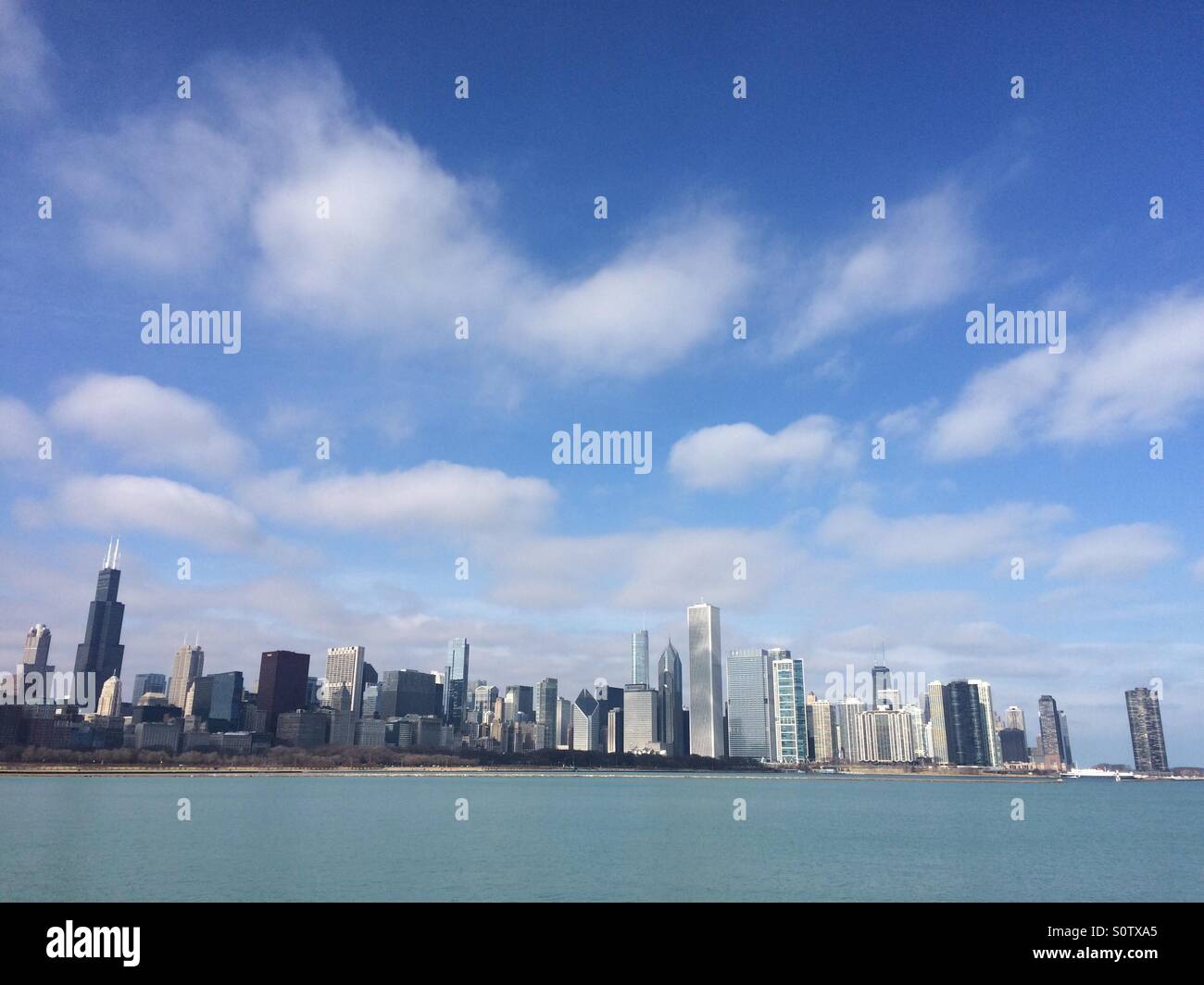 Chicago - Smartphone Captured Stock Image