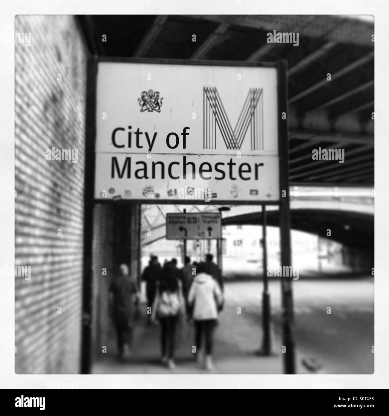 City of Manchester - Smartphone Captured Stock Image