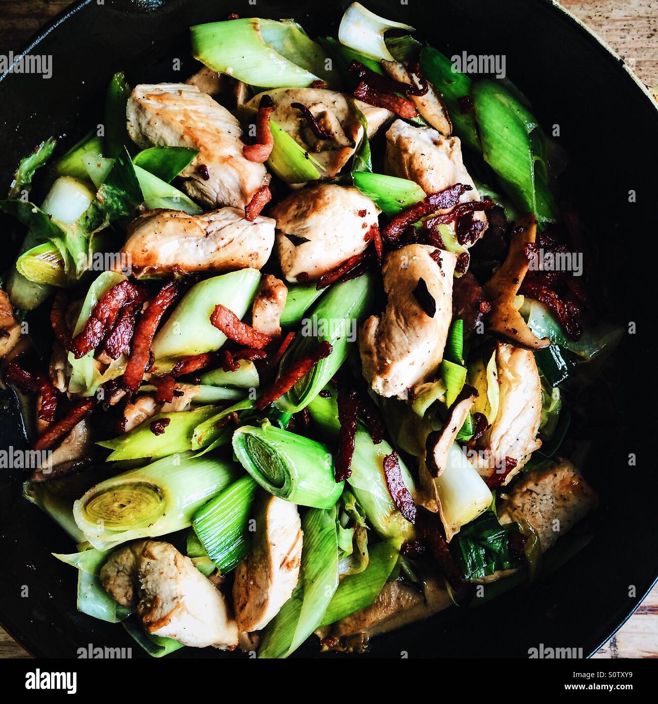 Chicken leek pie hi-res stock photography and images - Alamy