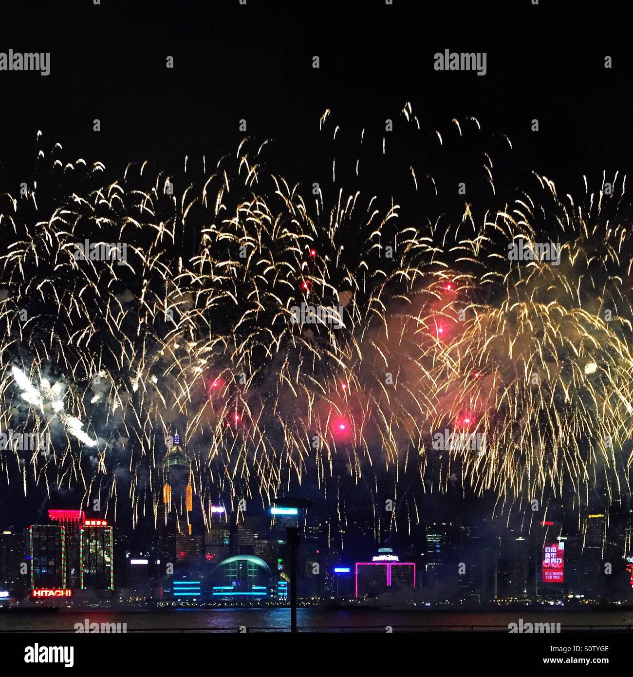 Chinese new year fireworks hi-res stock photography and images - Alamy