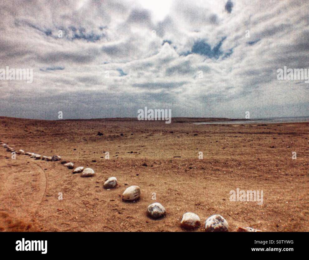 Sand rocks - Smartphone Captured Stock Image