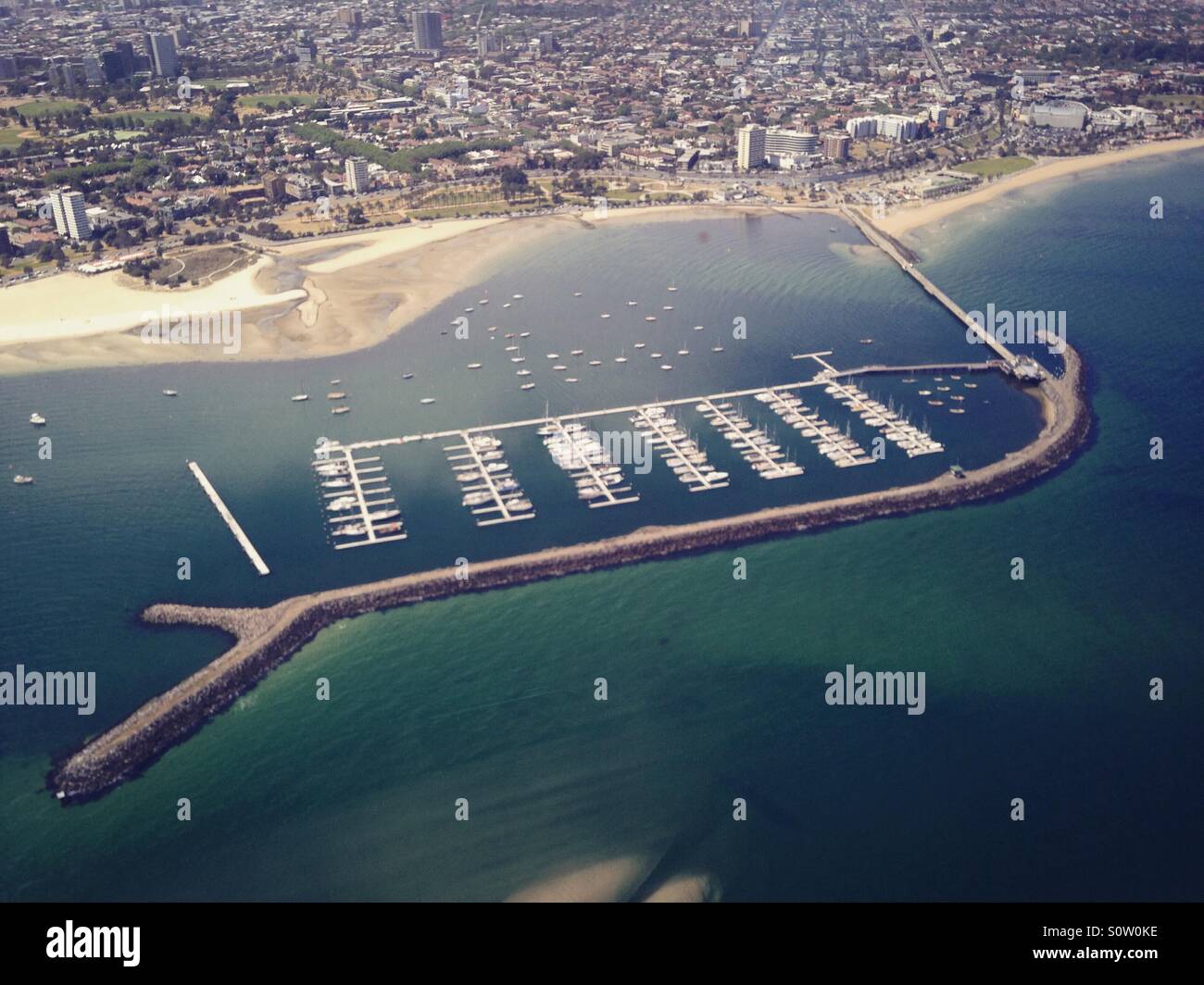 Aerial view of St Kilda Marina, Melbourne, Australia Stock Photo - Alamy