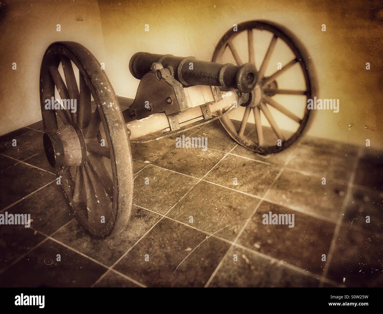 Old cannon - Smartphone Captured Stock Image