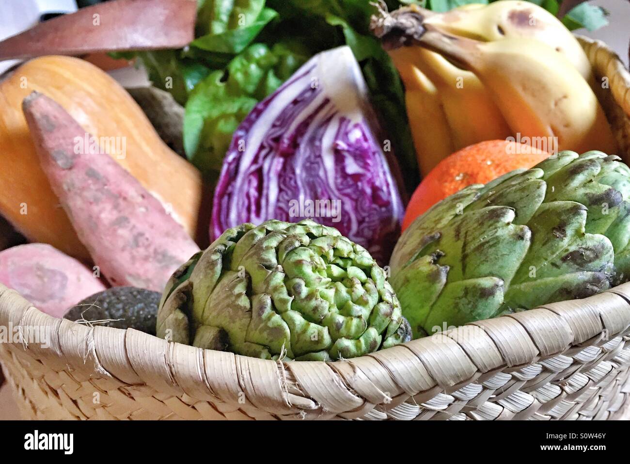 Fresh fruit and vegetables from the farm Stock Photo Alamy