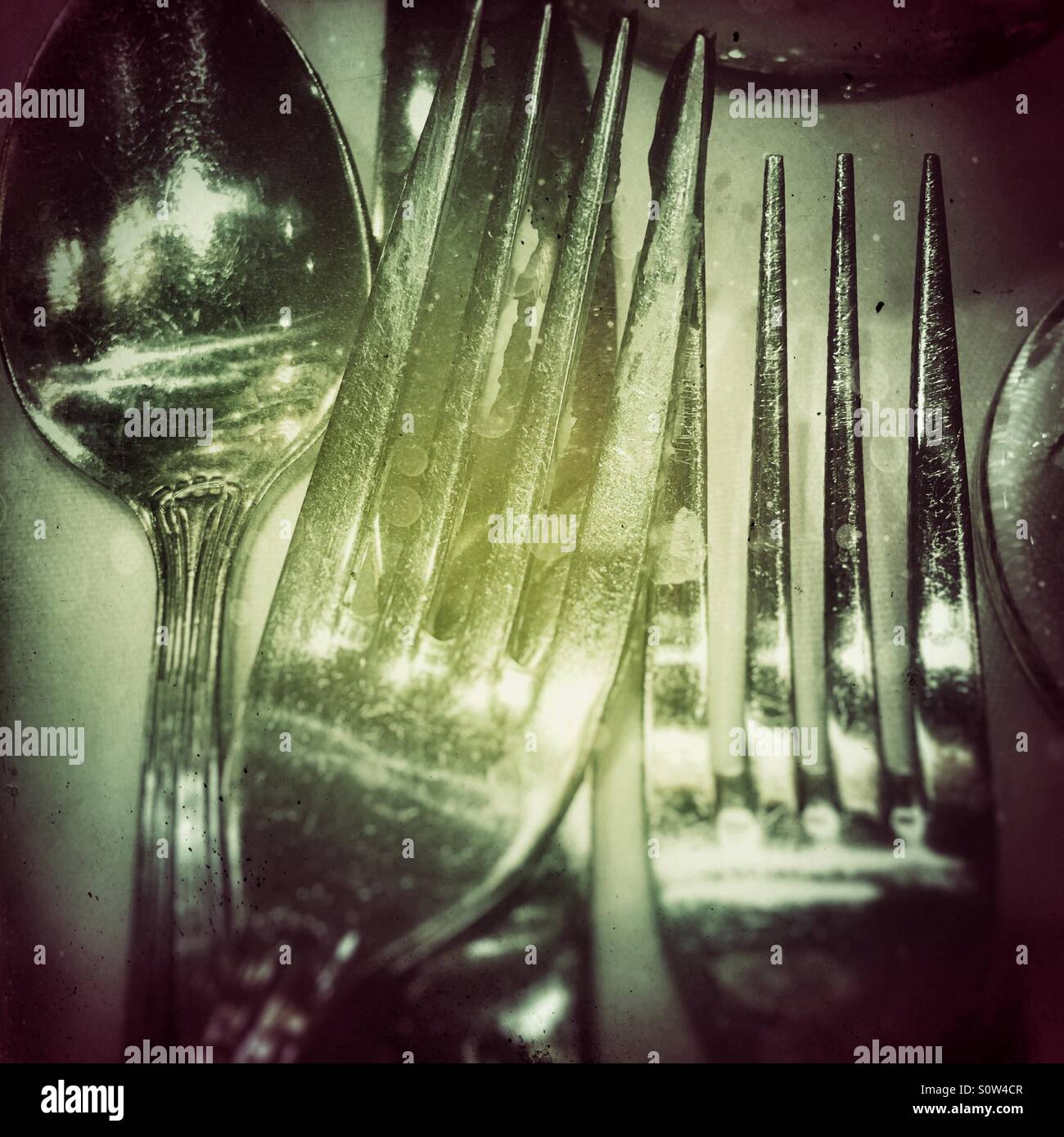 Silverware Up Silverware utensils hi-res stock photography and images - Alamy