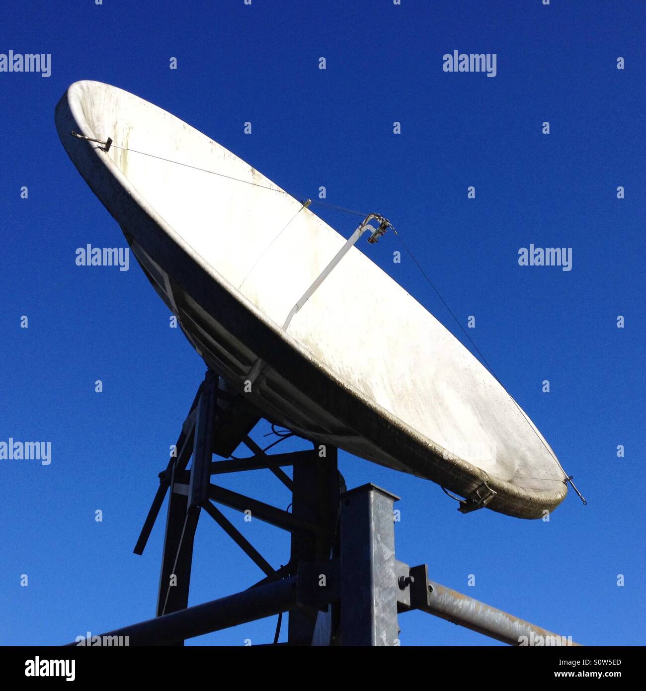 Satellite dish - Smartphone Captured Stock Image