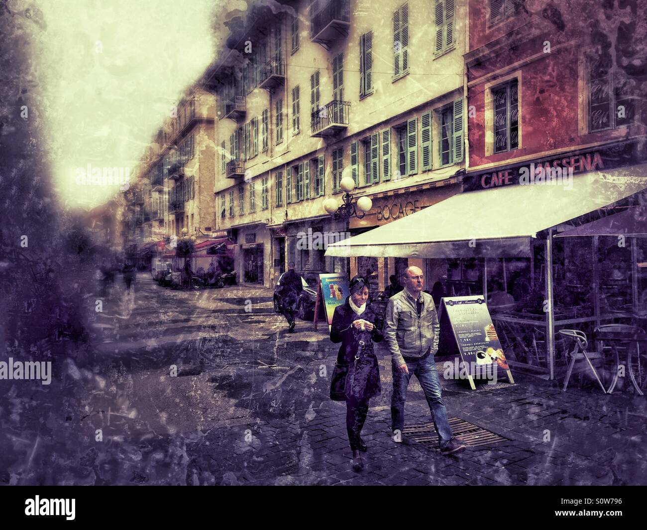 Nice, France - Smartphone Captured Stock Image