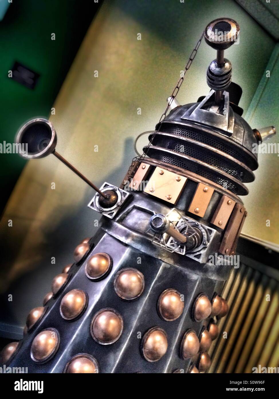 Dalek from BBC Doctor Who TV Show - Smartphone Captured Stock Image