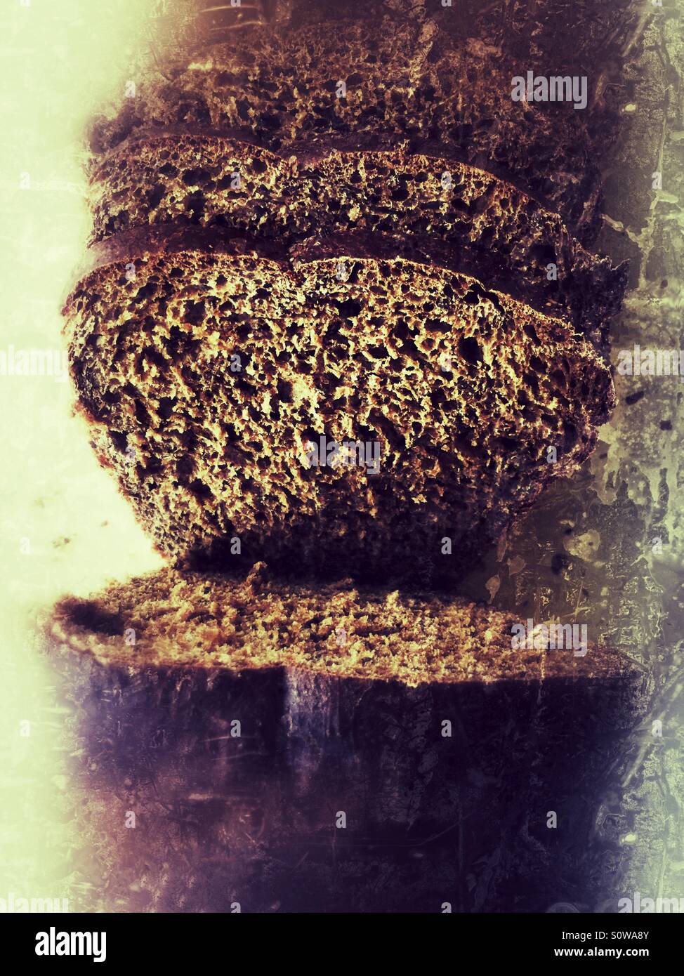 Dark Bread - Smartphone Captured Stock Image