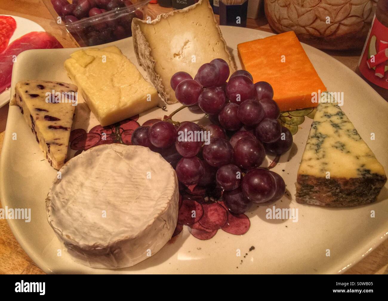 Cheese board Stock Photo