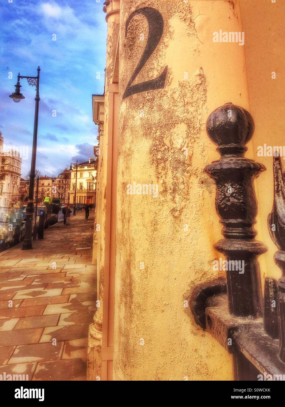 Number Two - Smartphone Captured Stock Image